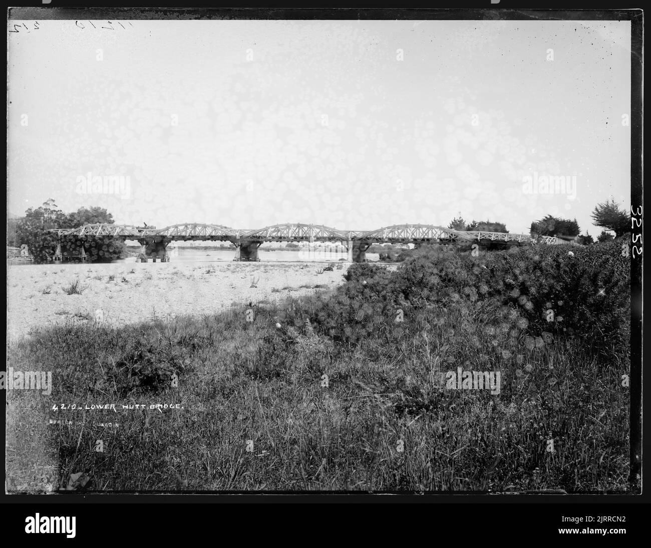Lower Hutt Bridge, New Zealand, by Burton Brothers Stock Photo Alamy