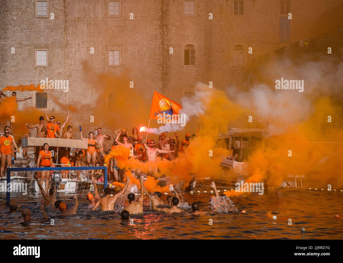Dubrovnik, Croatia. 21st Aug, 2022. Water polo; Wild Waterpolo League