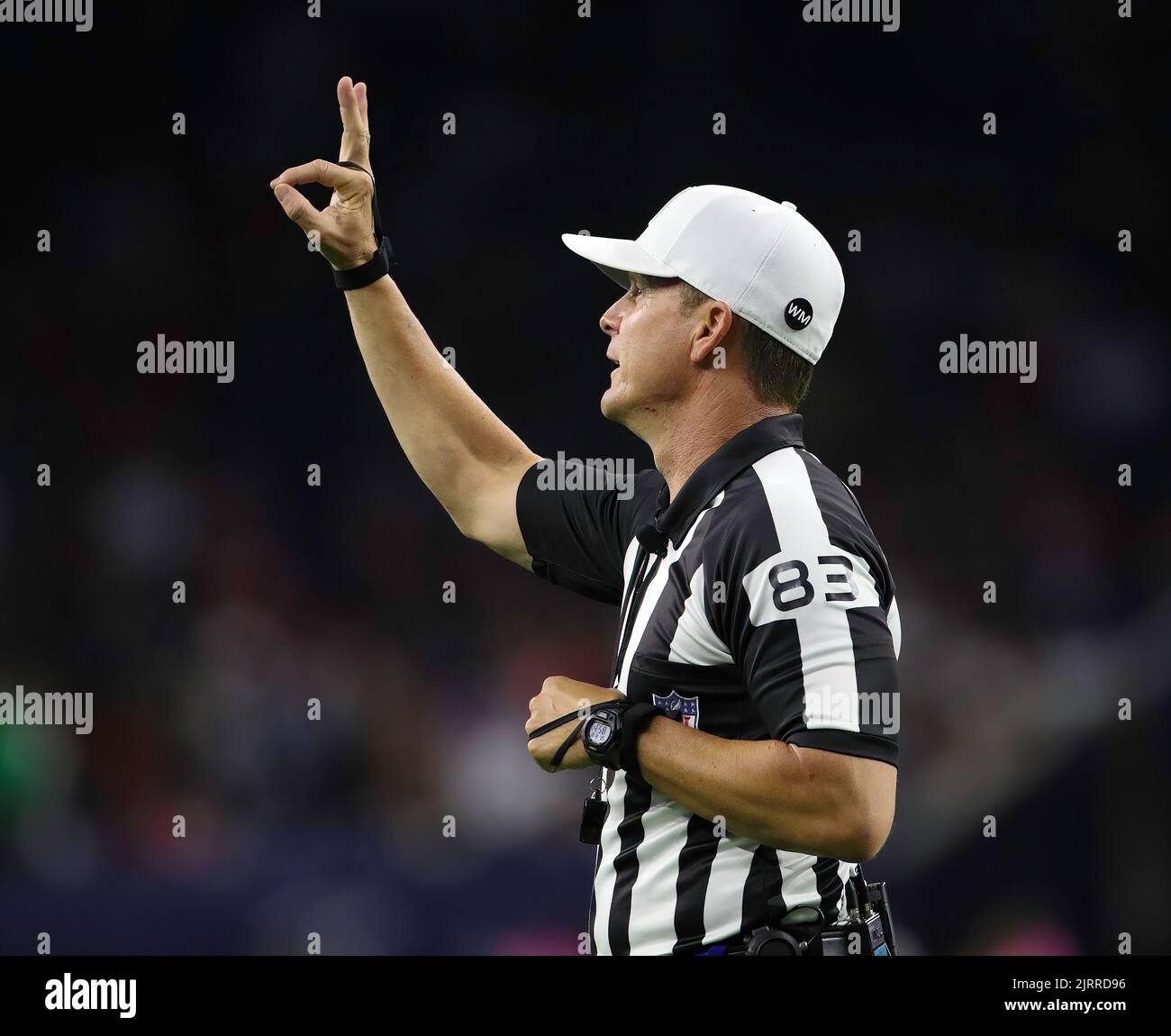 MIAMI GARDENS, FL - NOVEMBER 13: referee Shawn Hochuli (83) chase