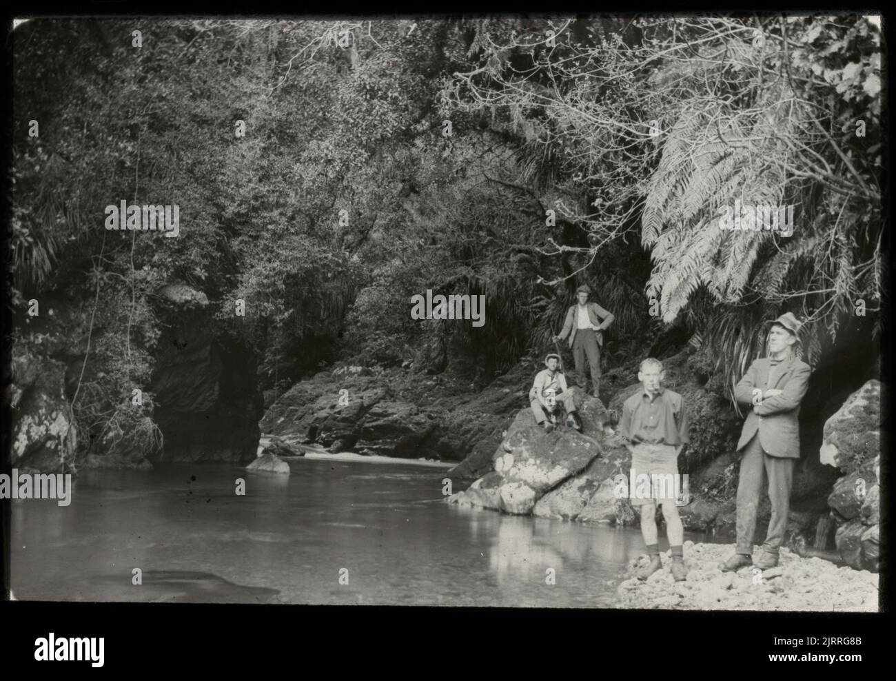 The Ohau Track route into Central Tararuas - The Blue Hole on the Ohau ...