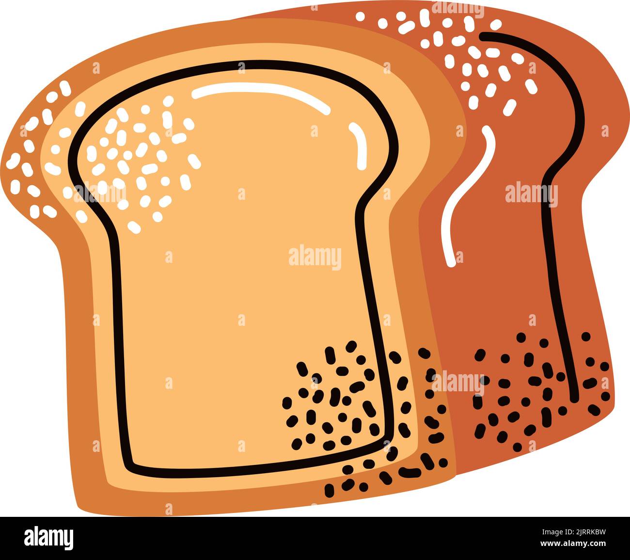 delicious bread food bakery icon Stock Vector Image & Art - Alamy