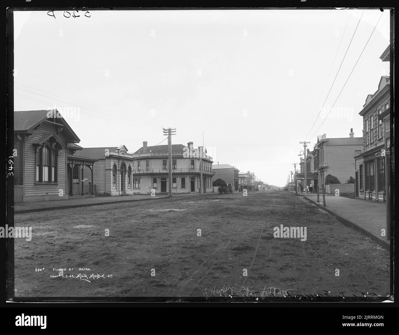 Egmont Street, Patea, New Zealand, by Muir & Moodie Stock Photo Alamy