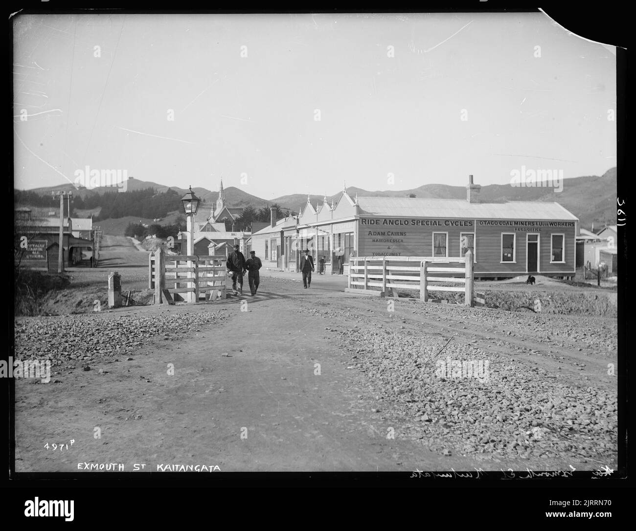 Exmouth Street, Kaitangata, New Zealand, by Muir & Moodie Stock Photo