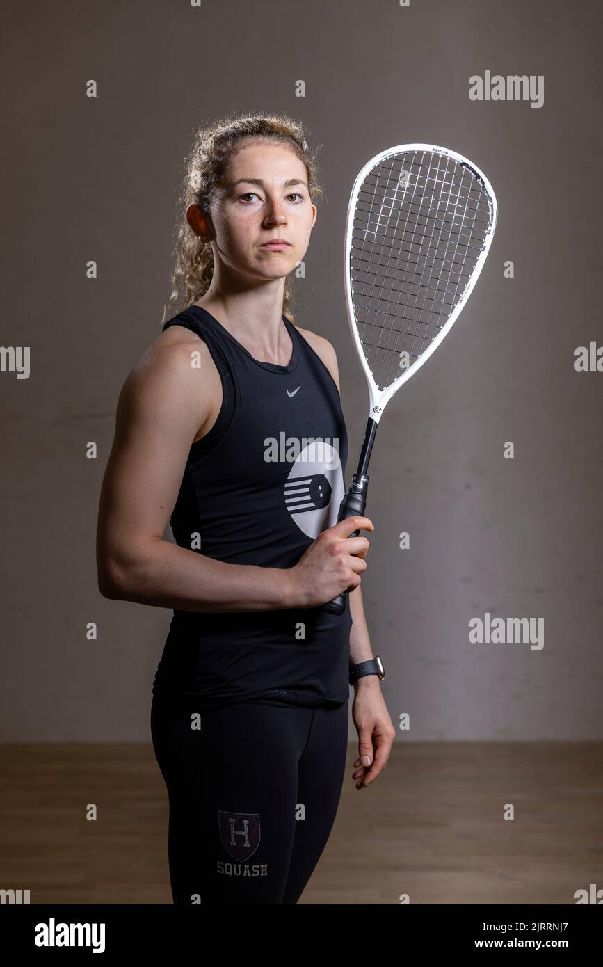 Gina Kennedy England squash player, ranked number 8 in the world, she became the first Englishwoman to win a Commonwealth Games squash singles title. Stock Photo