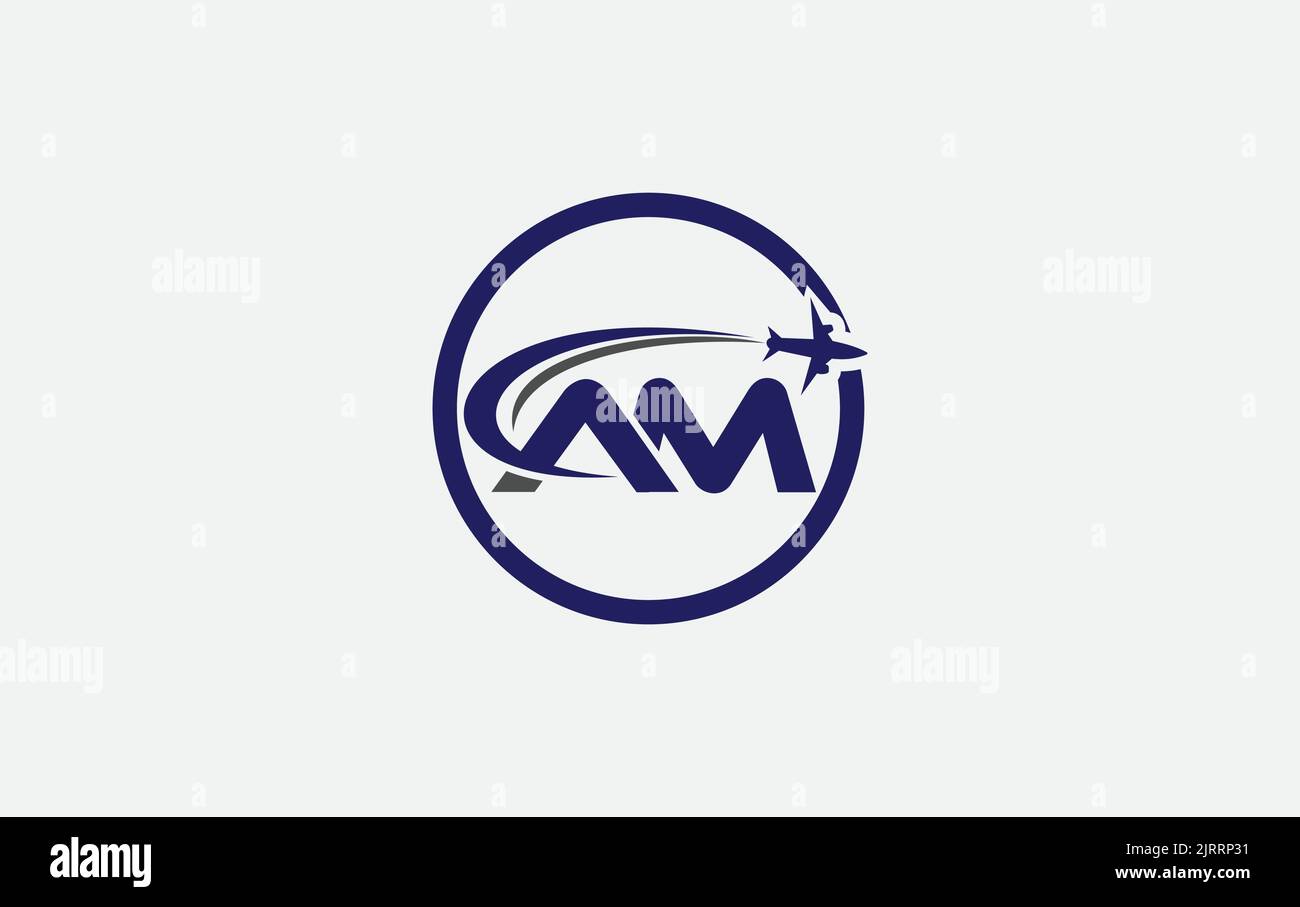 Aviation and Air plane logo design vector for airlines, airline tickets, travel agencies with