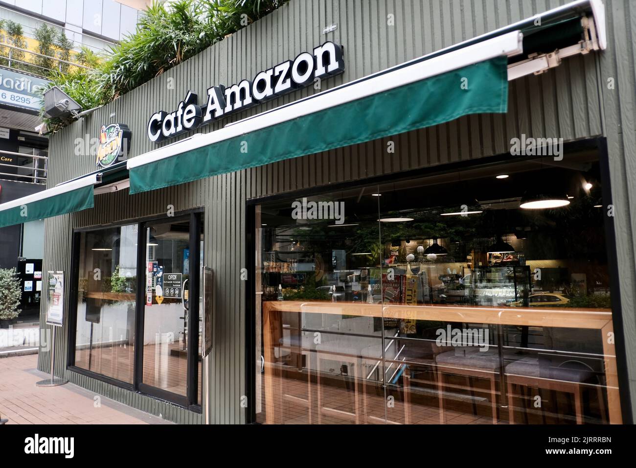 Cafe Amazon Soi Asoke Bangkok Thailand Stock Photo Alamy