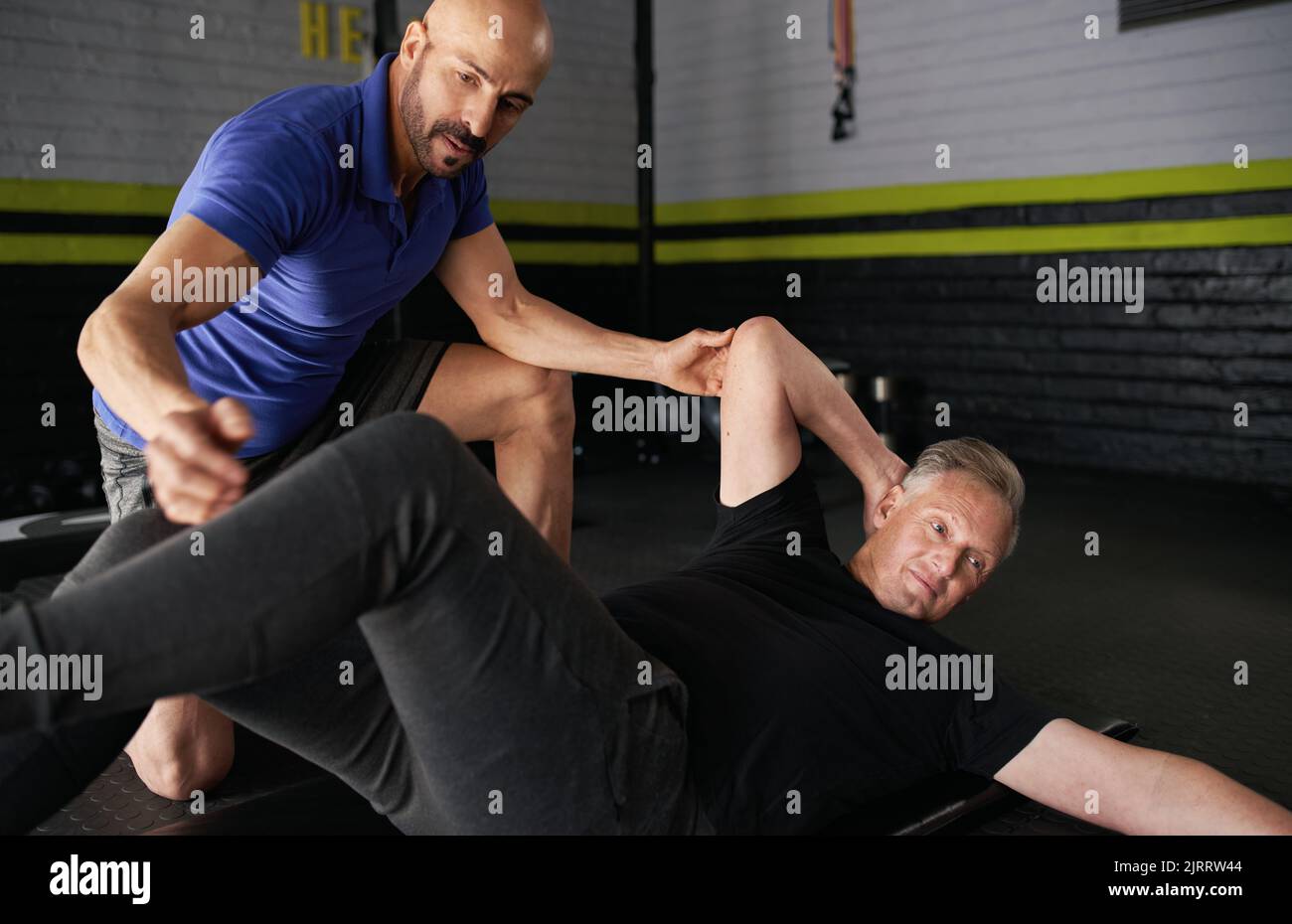 Man doing abs workout hi res stock photography and images Page 4 Alamy