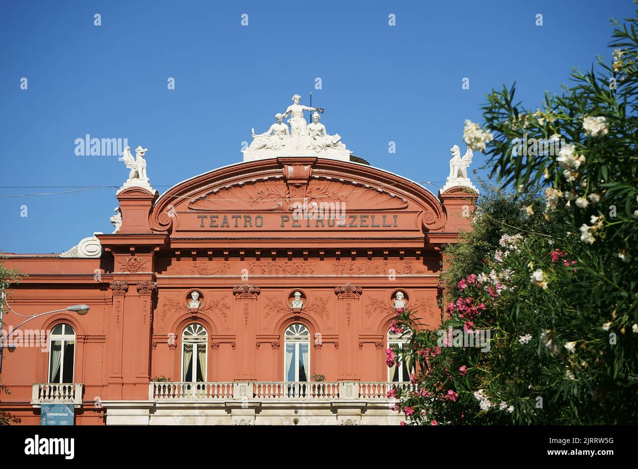 Teatro Petruzzelli, the largest theatre of Bari , Bari, Apulia, Italy, Stock Photo