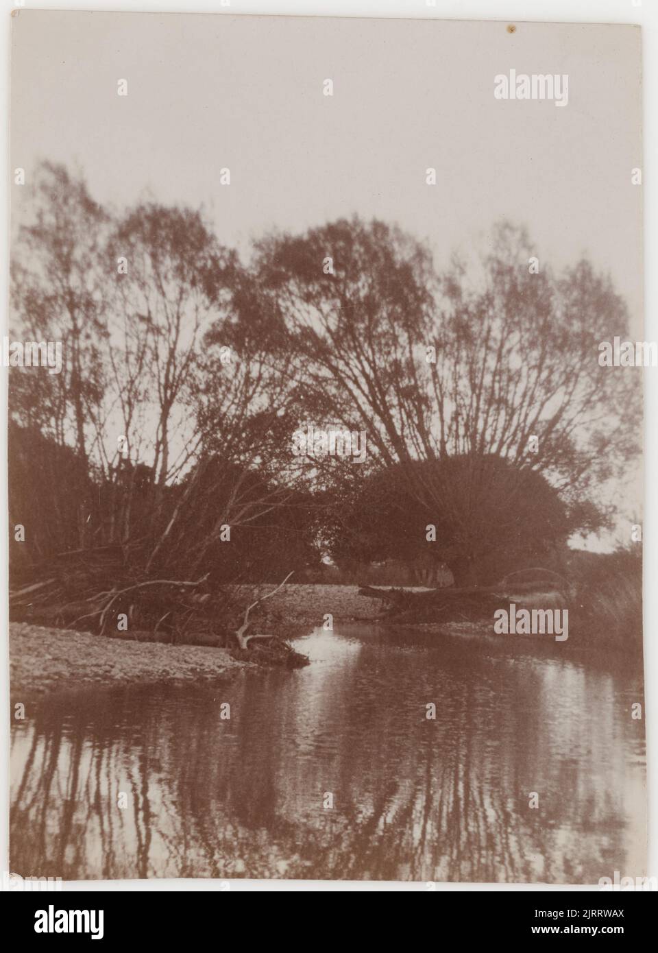 [Masterton River]., 1920s to 1930s, New Zealand, by Roland Searle Stock ...