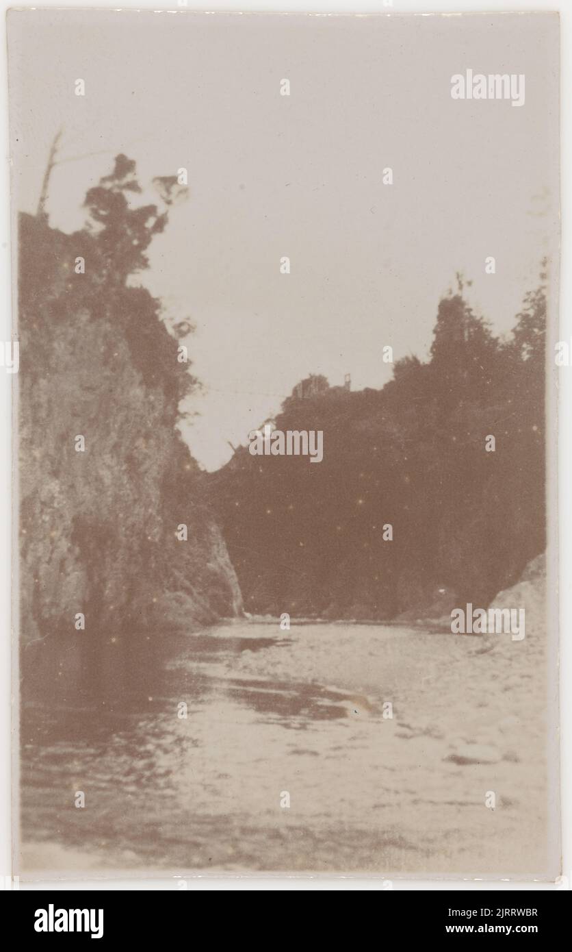 [Masterton River]., 1920s to 1930s, New Zealand, by Roland Searle Stock ...