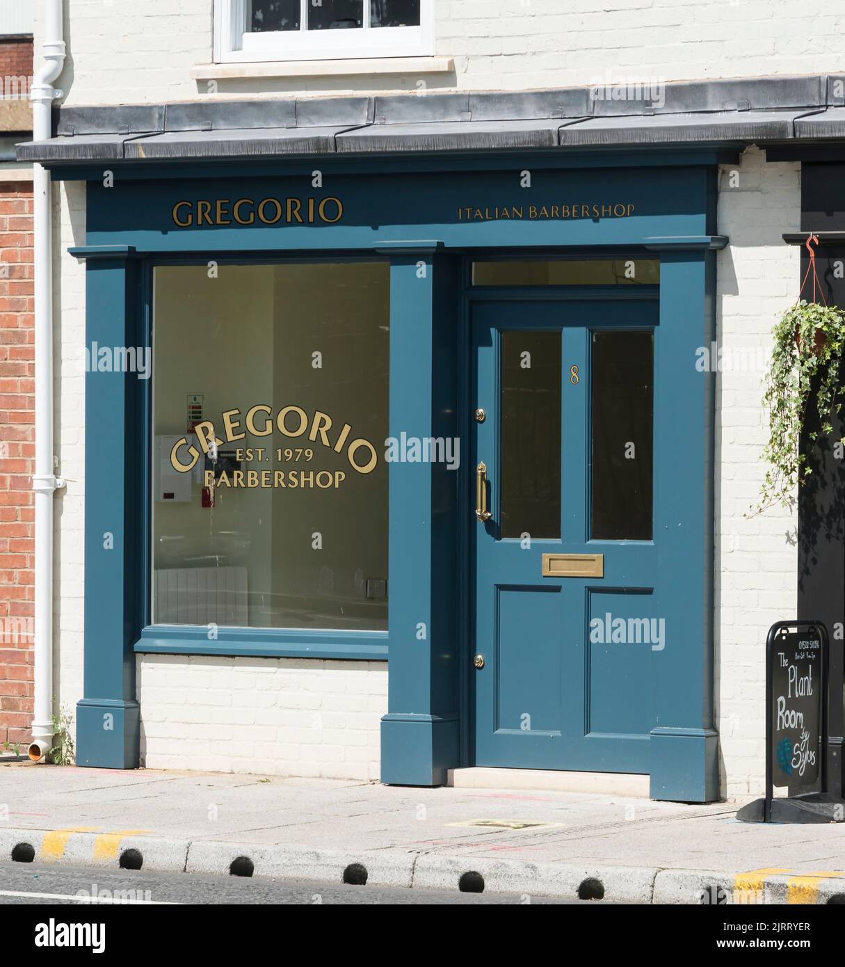 Gregorio Barbershop St Mary's Street Lincoln city 2022 Stock Photo