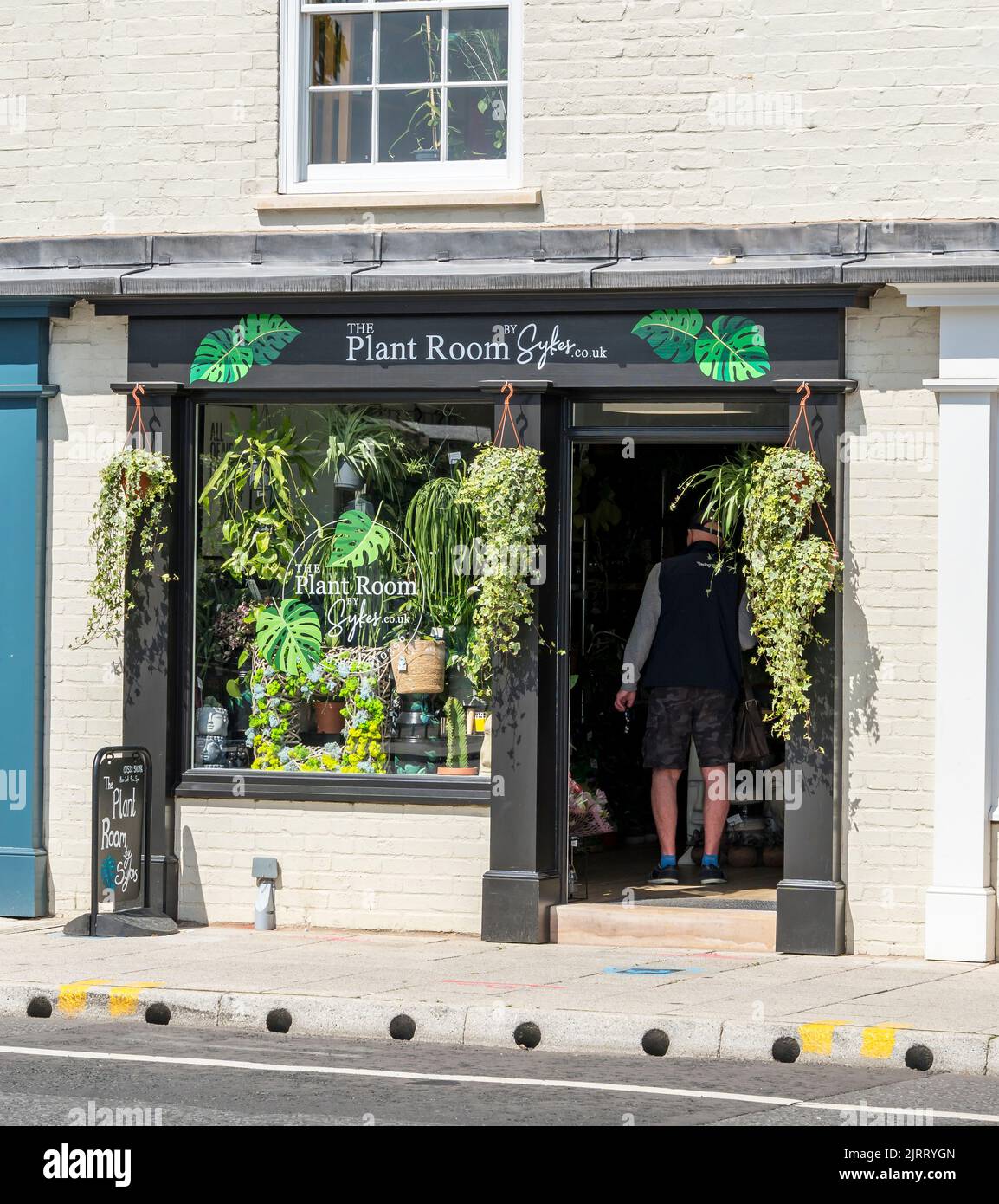 The Plant Room shop St Mary's Street Lincoln city 2022 Stock Photo