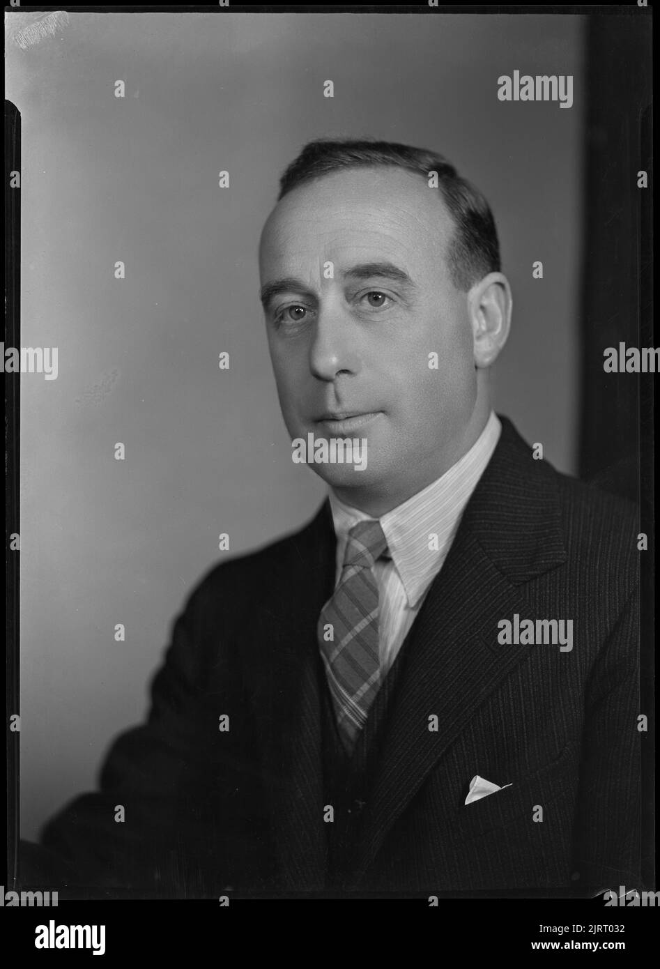 Mr GF Penny, 1936, Wellington, by Spencer Digby Studios. Spencer Digby / Ronald D Woolf Collection. Gift of Ronald Woolf, 1975. Stock Photo