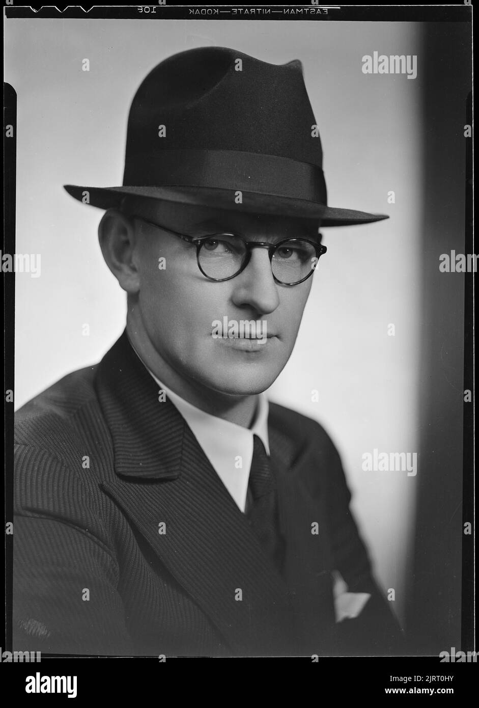 Rev. Scrimgeour, 1936, Wellington, by Spencer Digby Studios. Spencer