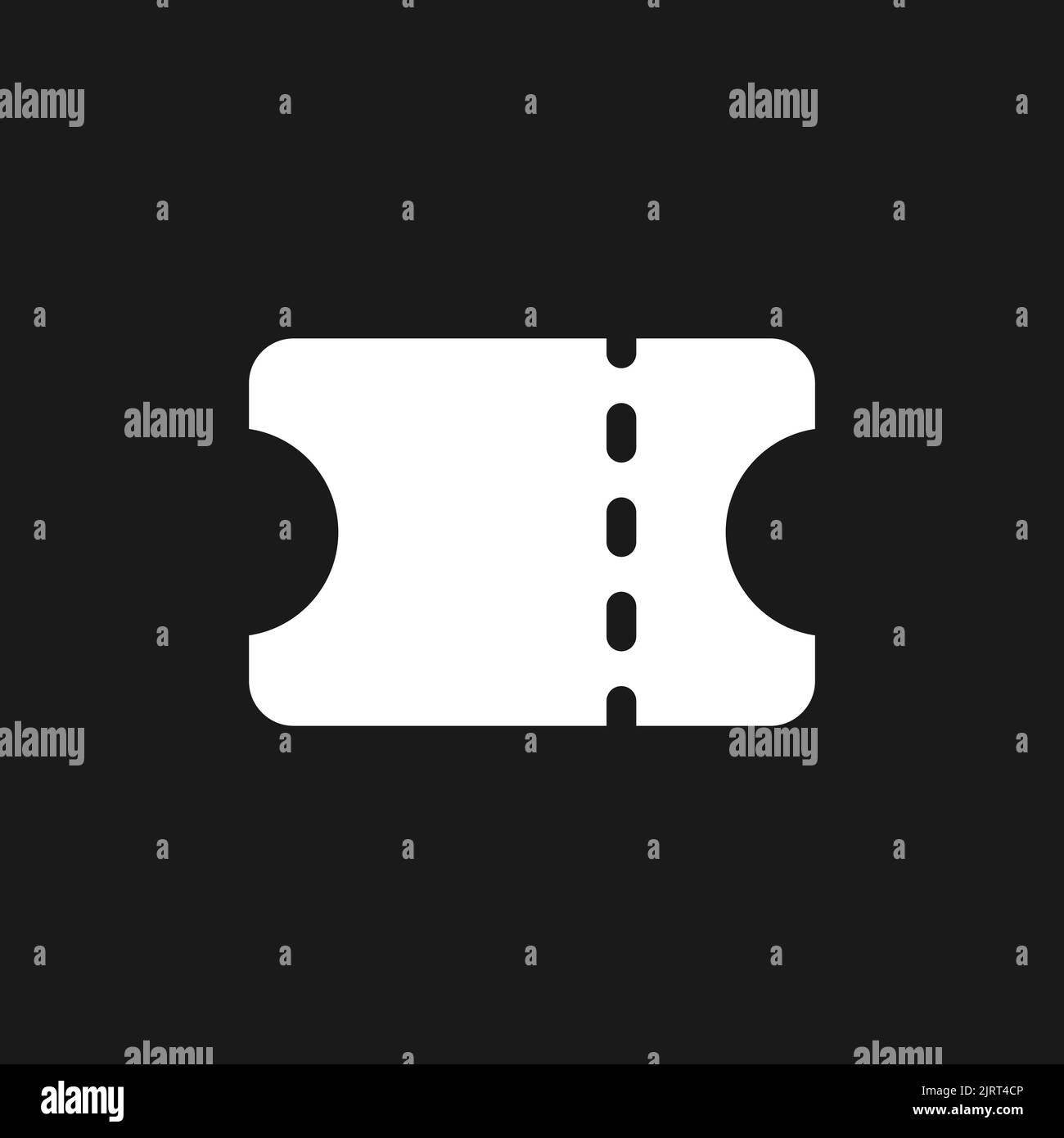 Coupon dark mode glyph ui icon Stock Vector Image & Art Alamy