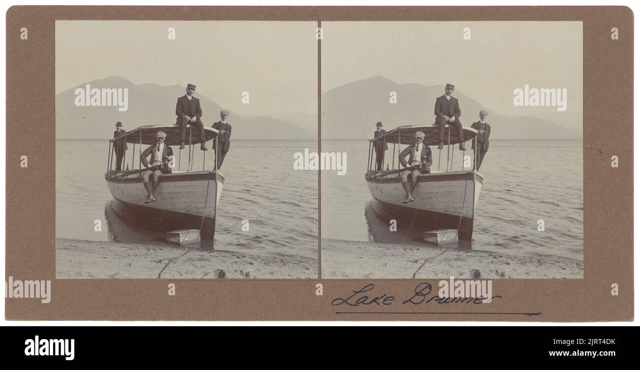Lake Brunner, circa 1906, Brunner, Lake, maker unknown Stock Photo Alamy