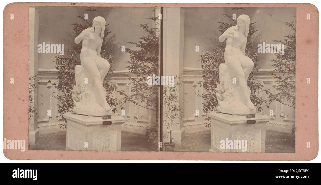 Statuary New Zealand Exhibition, circa 1906, New Zealand, by Francis Dutch. Stock Photo