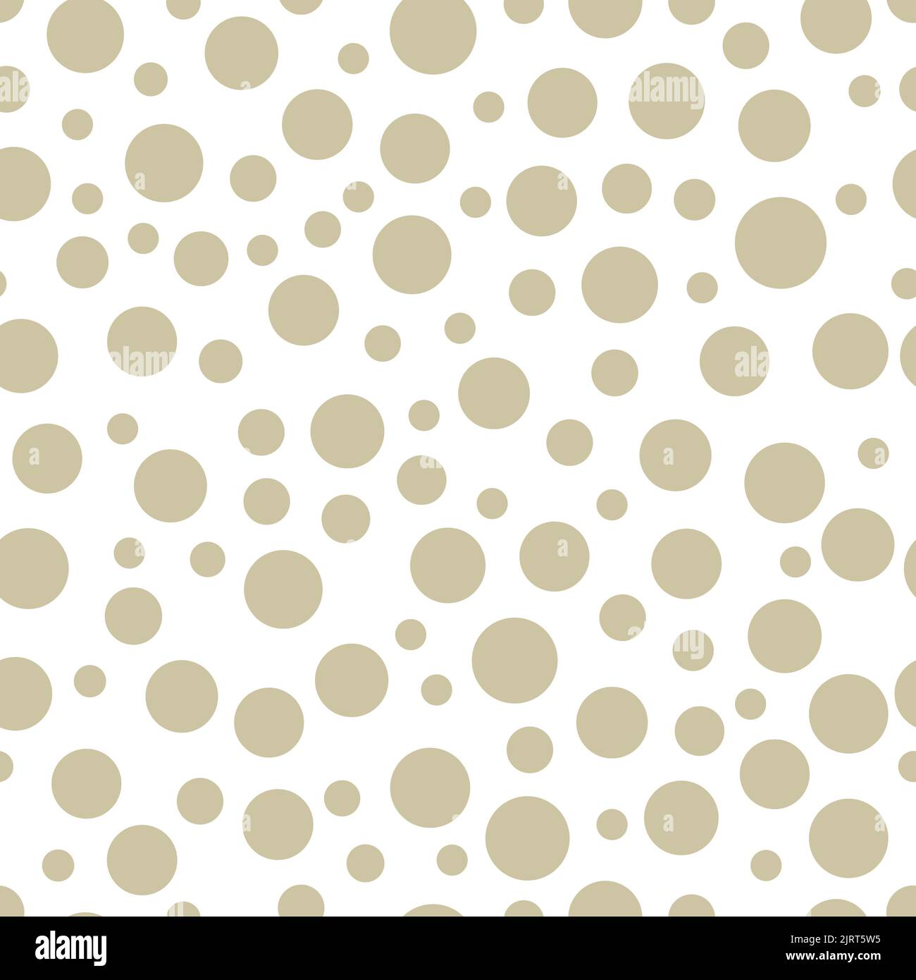 Polka dot seamless golden pattern Stock Vector