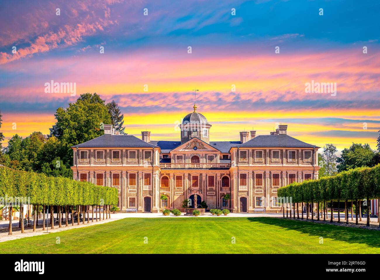Castle Favorite, Rastatt, Germany Stock Photo