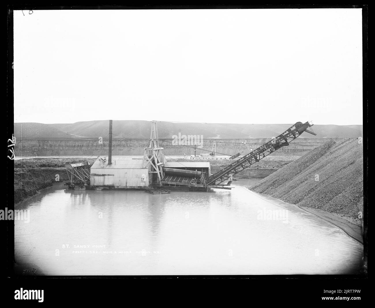 Sandy Point, New Zealand, by Muir & Moodie Stock Photo Alamy