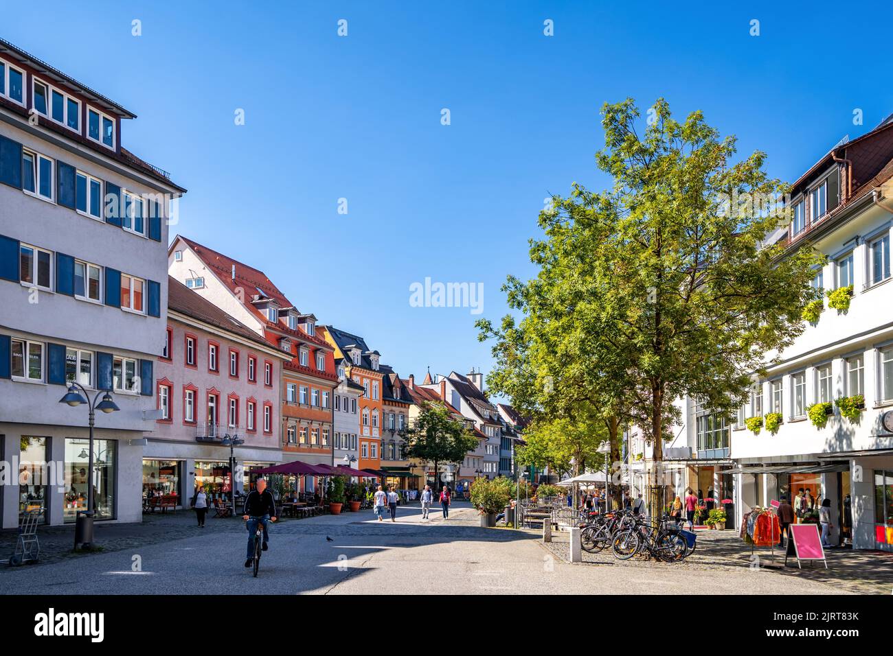 Historical city in Ravensburg, Baden Wuerttemberg, Germany Stock Photo