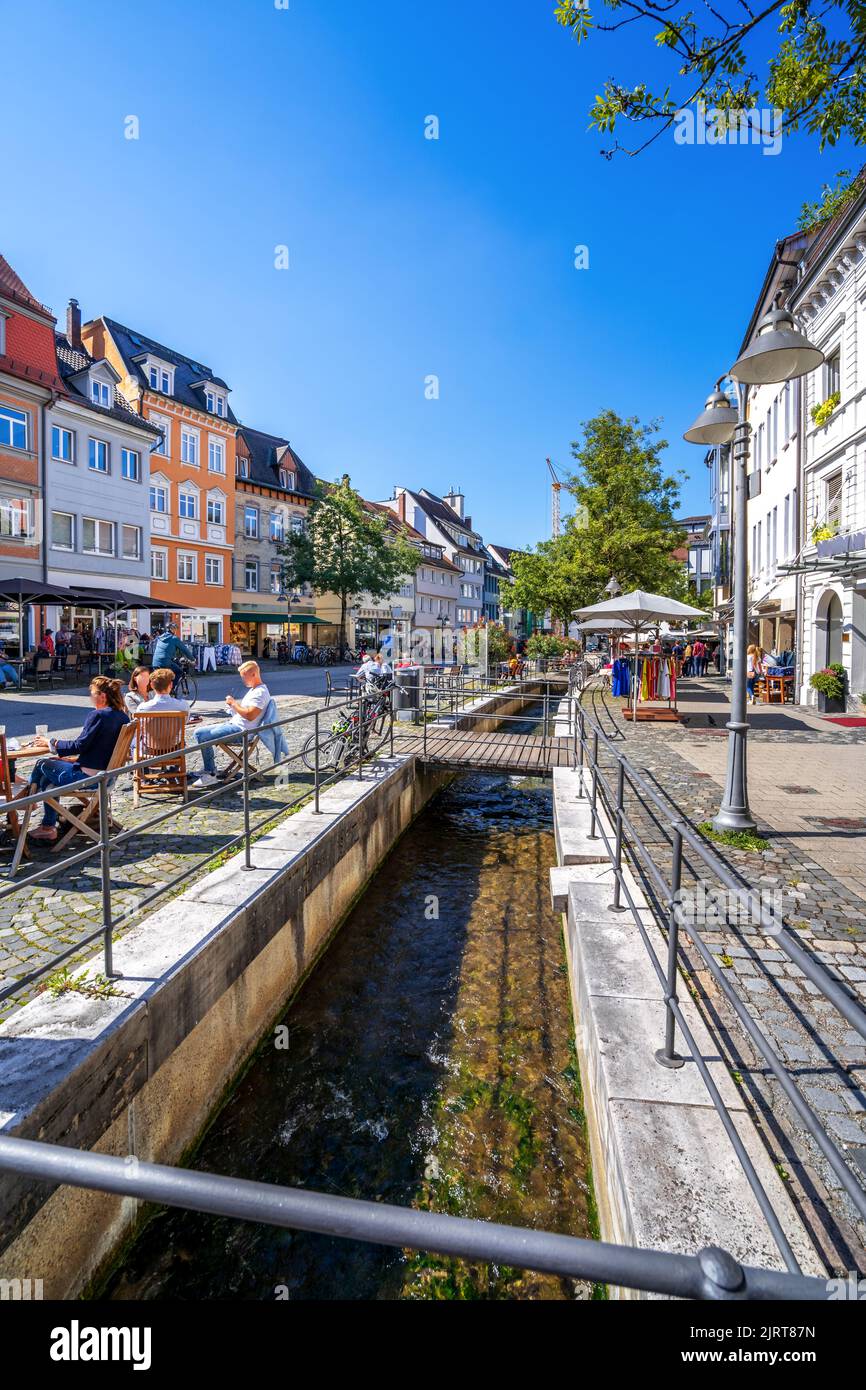 Historical city in Ravensburg, Baden Wuerttemberg, Germany Stock Photo