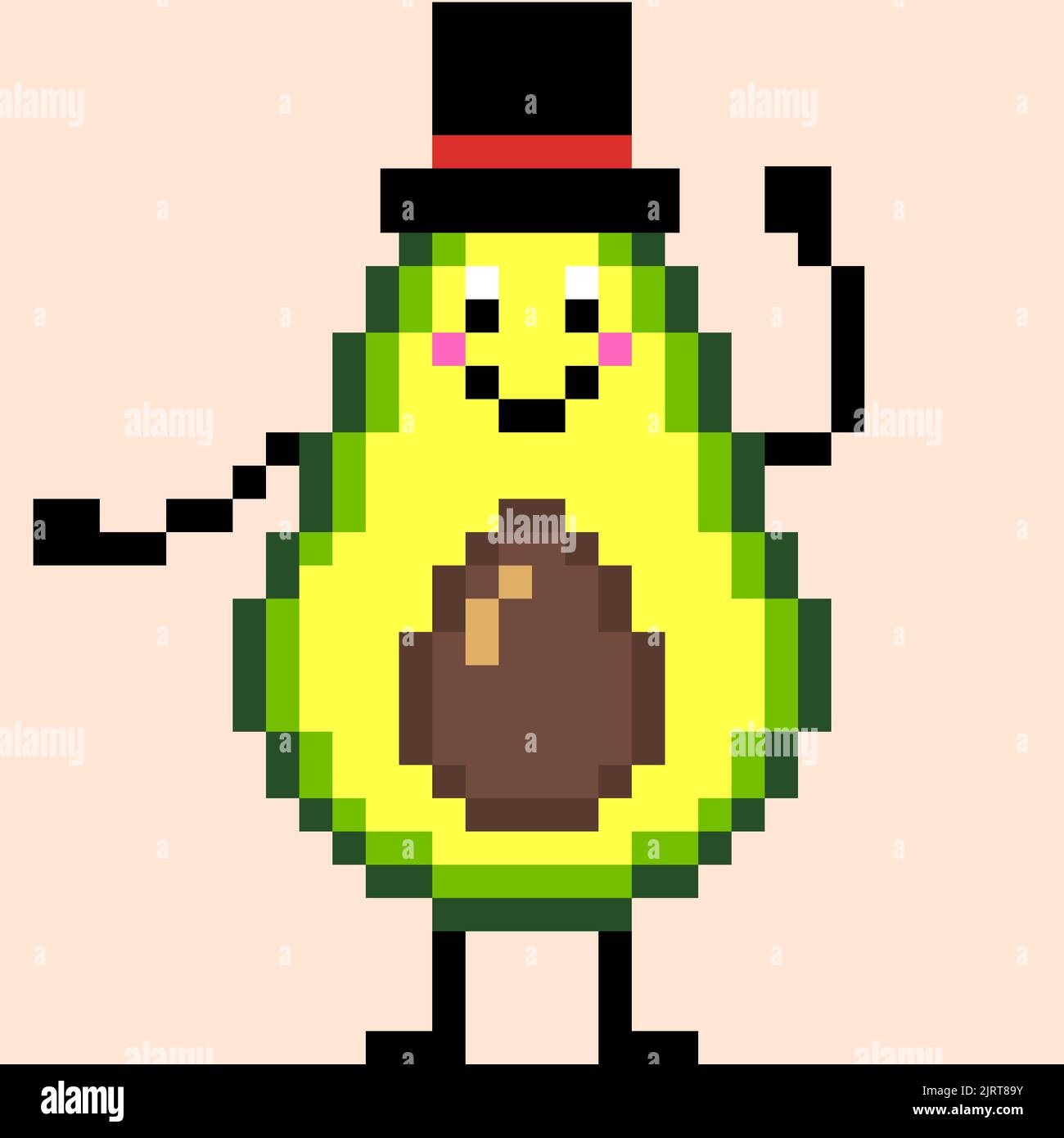 Avocado Pixel Art