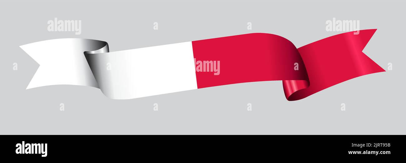 3D Flag of Poland on a fabric ribbon Stock Vector Image & Art - Alamy
