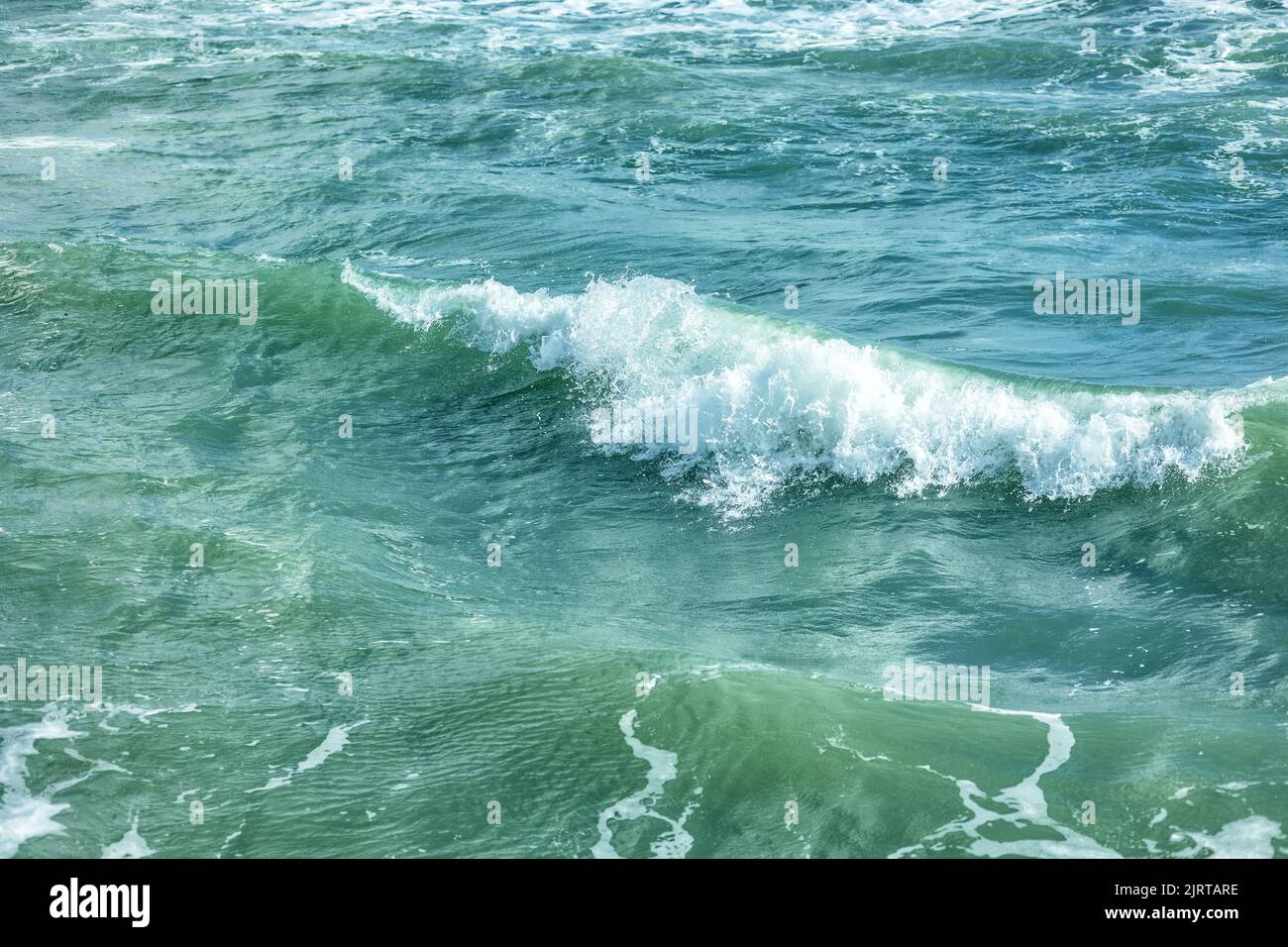 close up of blue ocean wave Stock Photo - Alamy