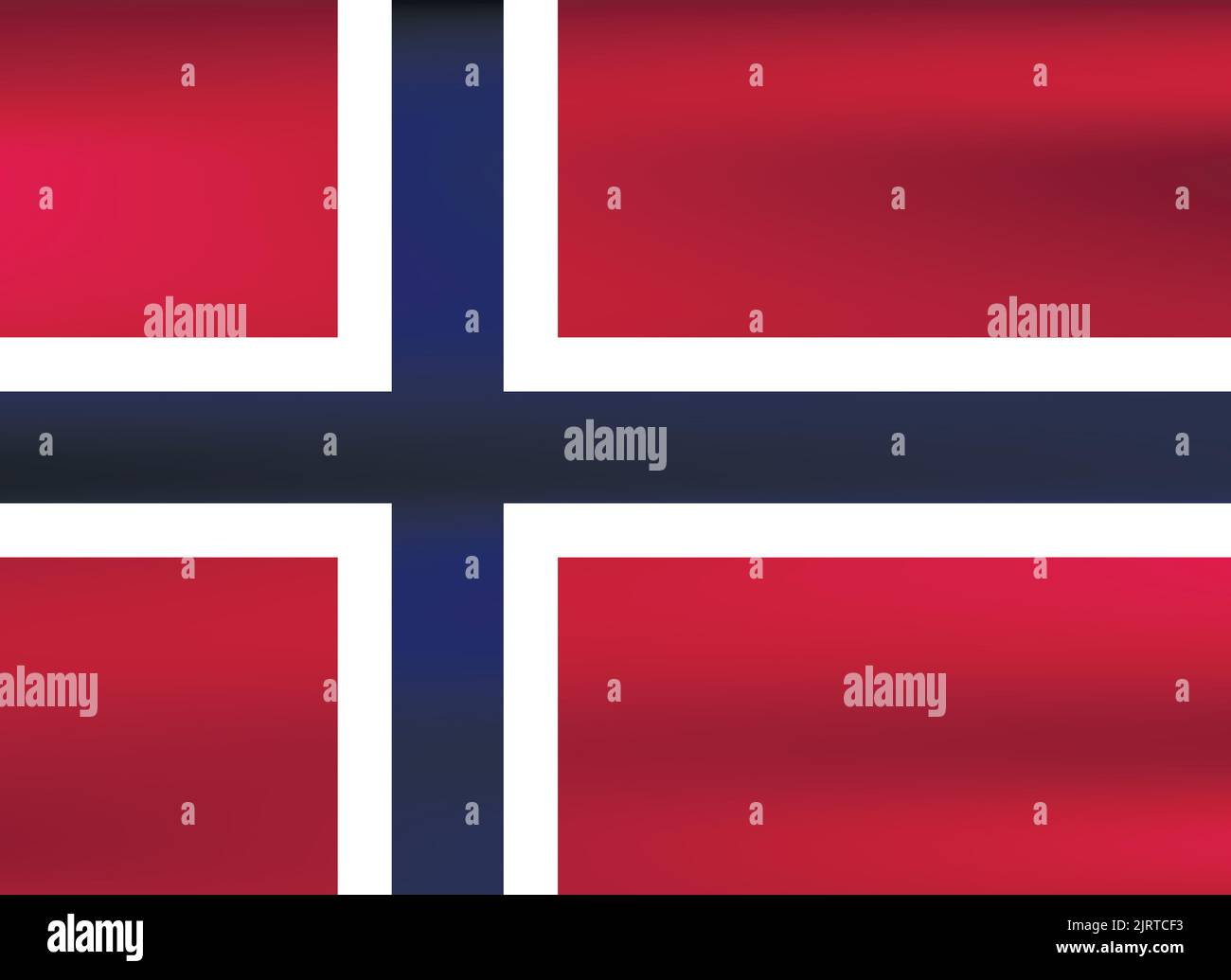 Flag of Norway. Norwegian national symbol in official colors. Template ...
