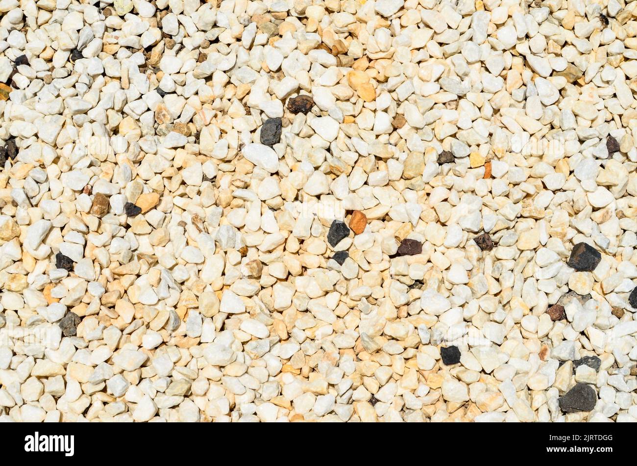 Many White Small Rocks Stones Texture Background Stock Photo