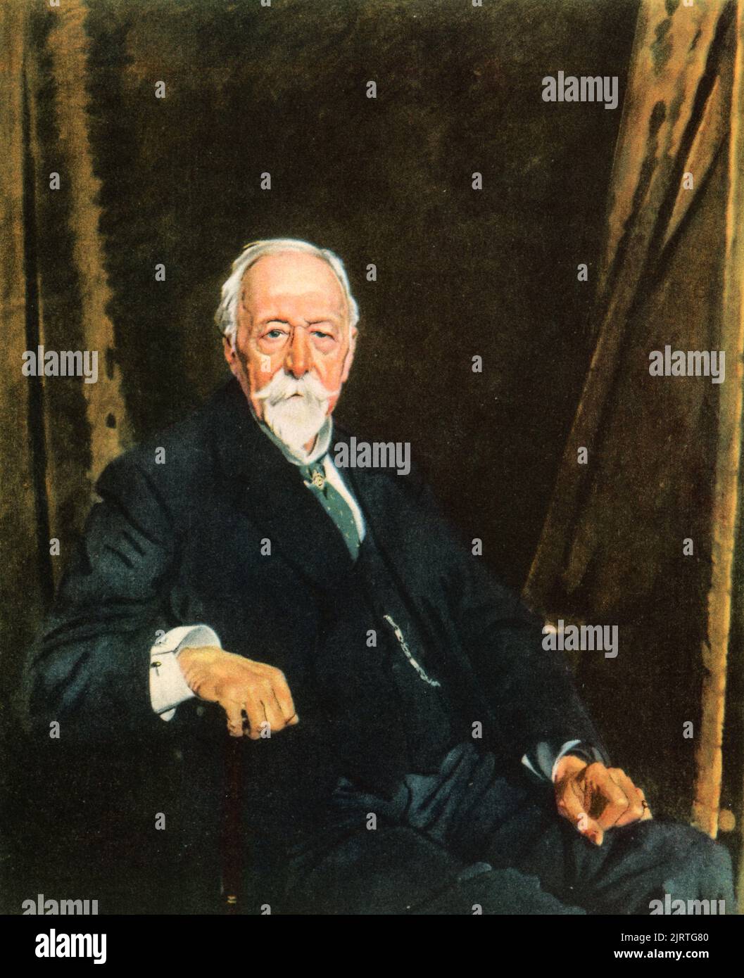 Sir Clifford Allbutt, c1920. By Sir William Orpen (1878-1931). Sir Thomas Clifford Allbutt (1836-1925), English physician, commissioner for lunacy in England and Wales 1889-1892, president of the British Medical Association 1920 and inventor of the clinical thermometer. Stock Photo