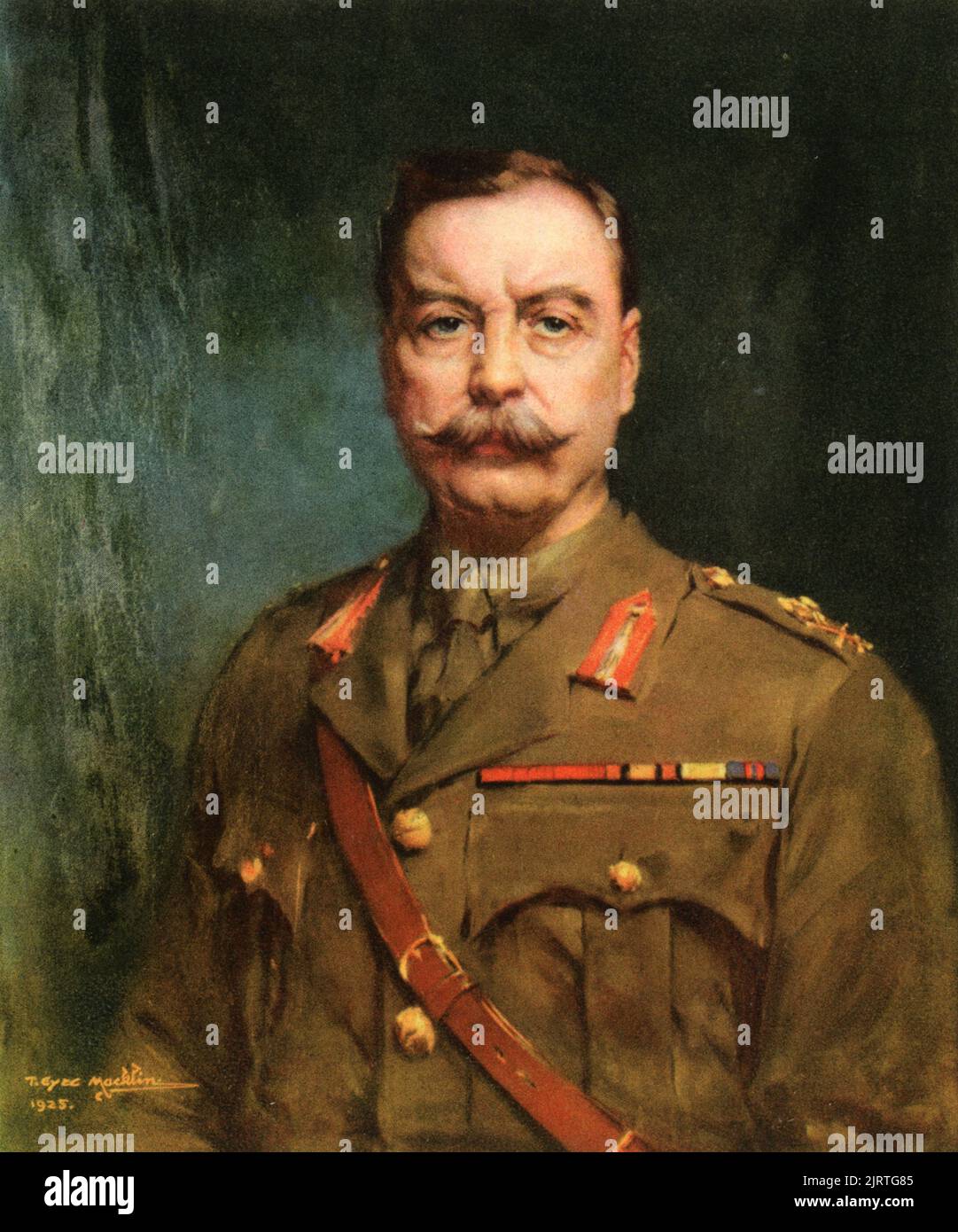 Major General Sir David Bruce (1855-1931), c1900. By Thomas Eyre Macklin (1863-1943). David Bruce (1855-1931), Australian-born British pathologist and microbiologist who made some of the key contributions in tropical medicine. Stock Photo