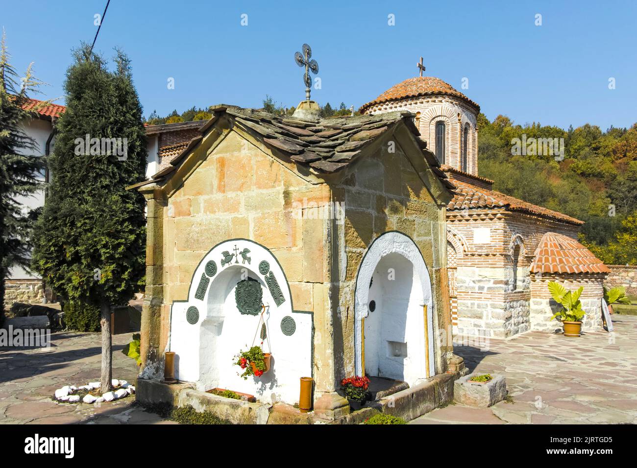 Medieval Lopushna Monastery of Saint John the Forerunner, Montana ...