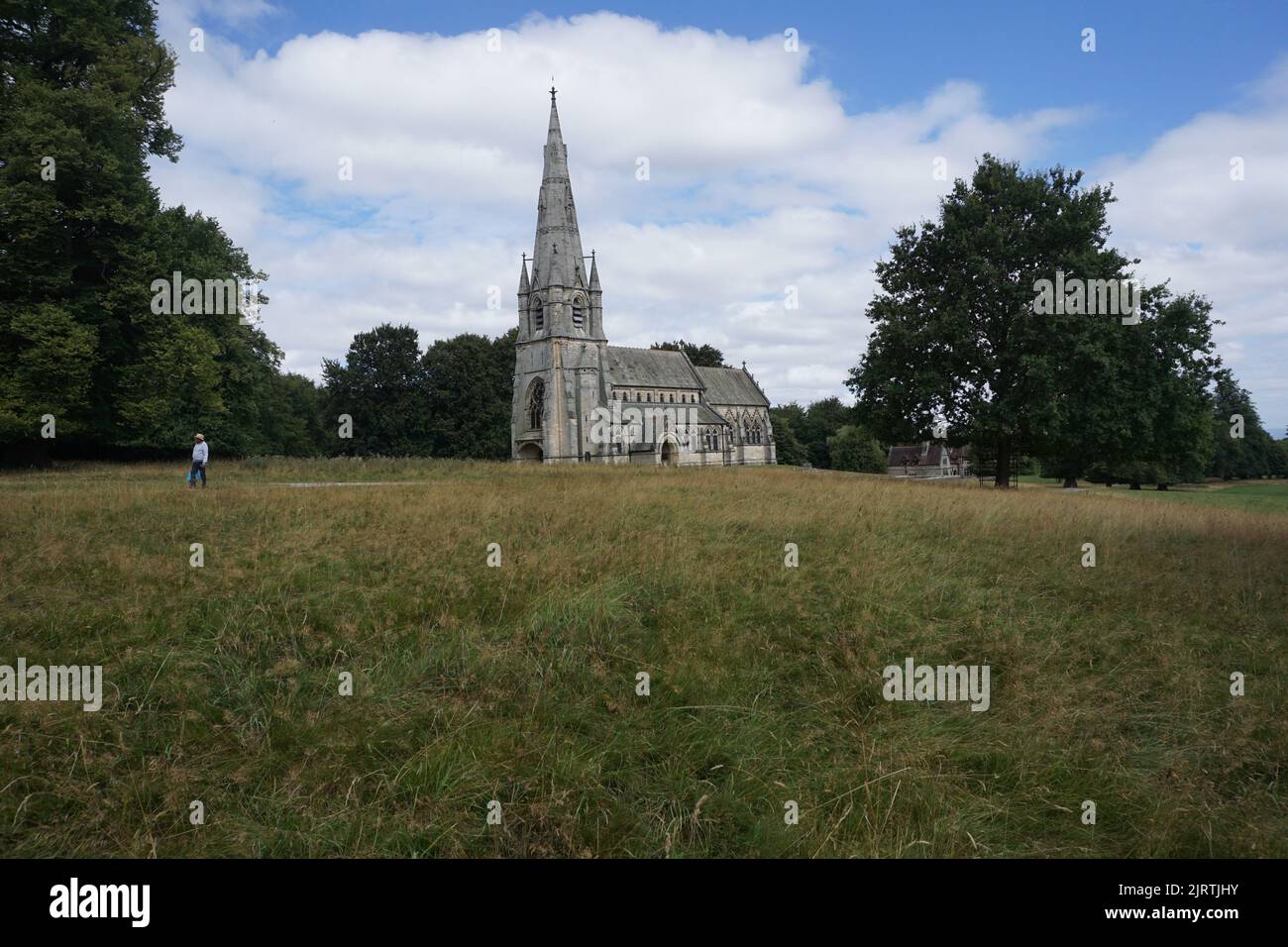 Church near Fountain's Abbey Stock Photo Alamy