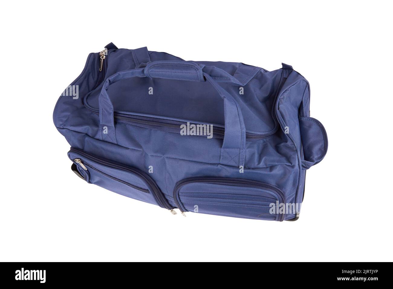 Large suitcase isolated on a white background Stock Photo