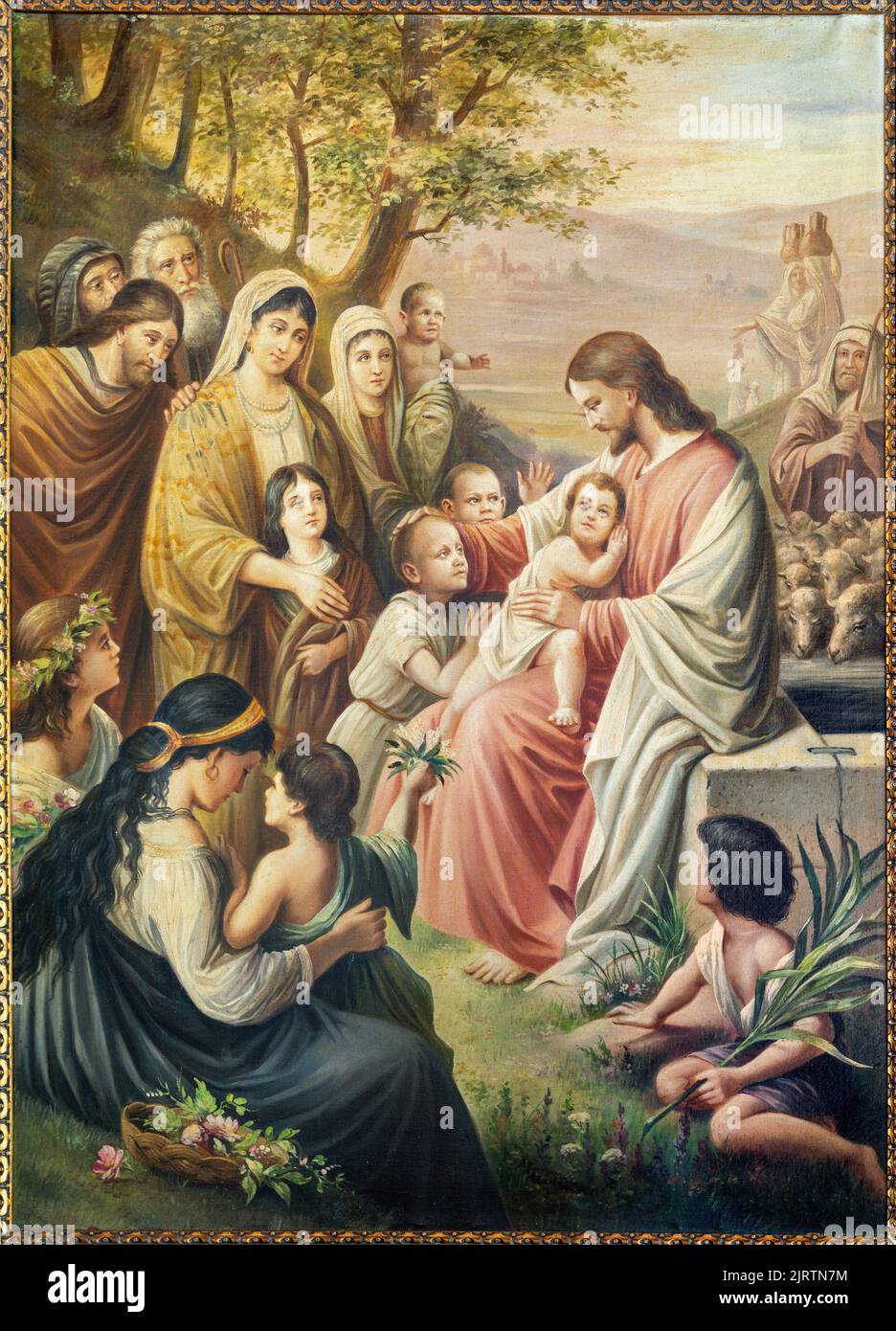 Jesus children painting hi-res stock photography and images - Alamy