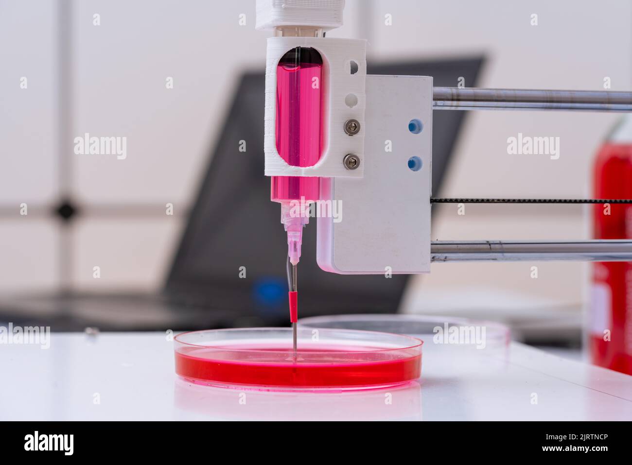 Equipment for research. Medicine PCR robotics. DNA diagnostics. Research and science