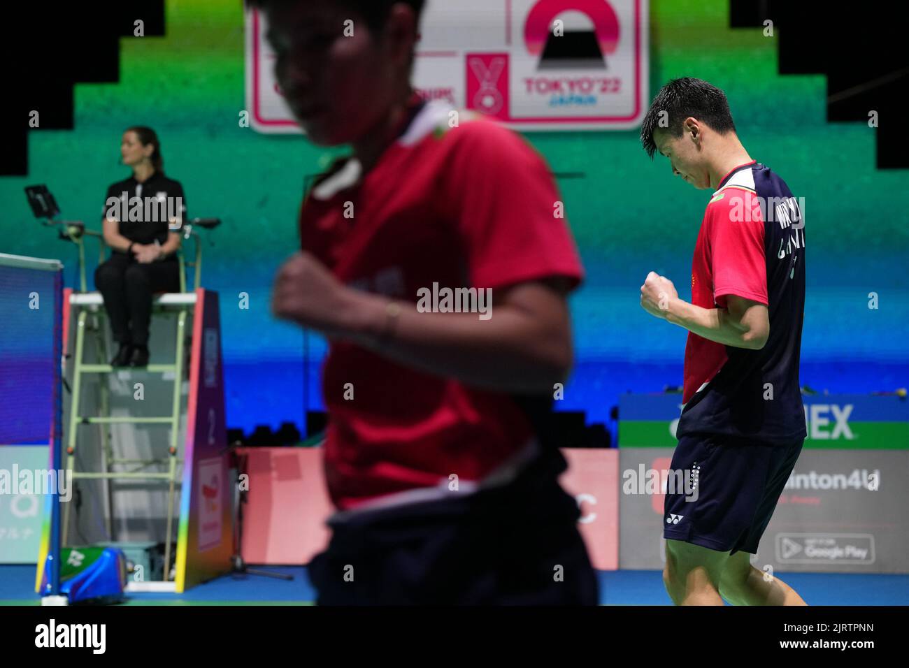 Tokyo, Japan. 26th Aug, 2022. Wang Yilyu(R)/Huang Dongping of China