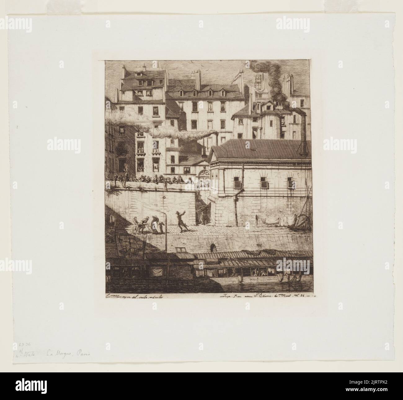 The Paris, 1854, Paris, by Charles Meryon. Gift of Sir John