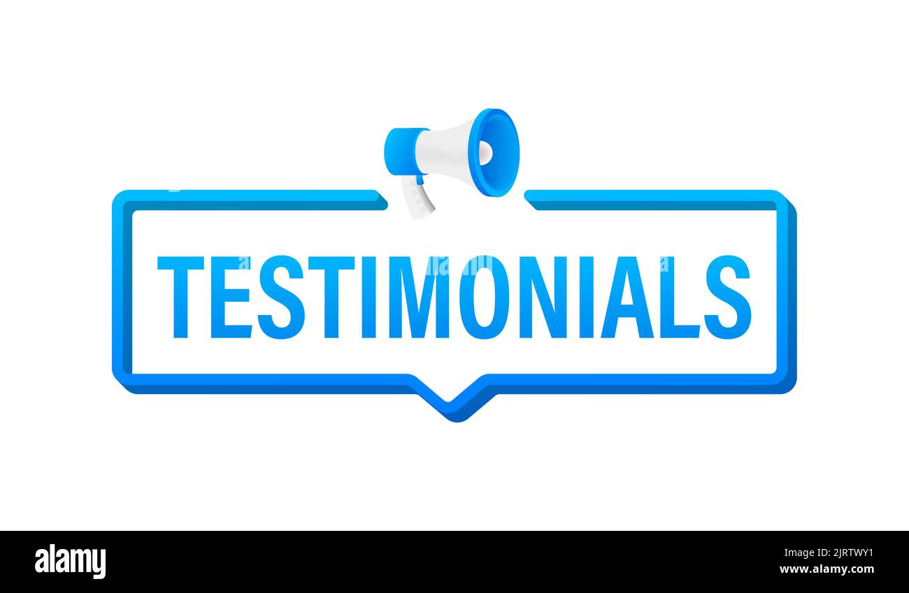 Web testimonial icon design element. Vector illustration Stock Vector ...