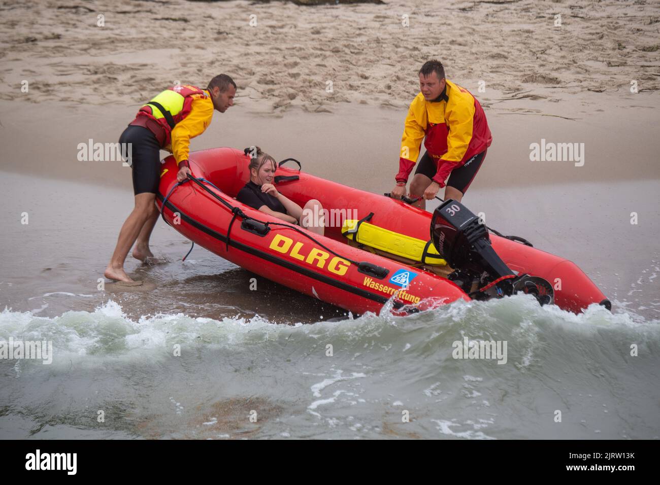 Distressed swimmer hi-res stock photography and images - Alamy