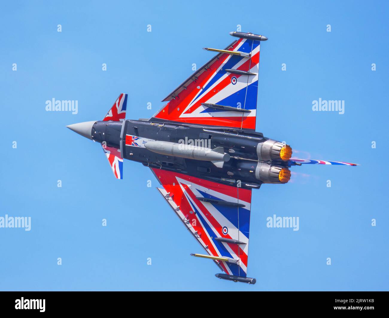 RAF Typhoon display team at the Royal International Air Tattoo 2022 Stock Photo