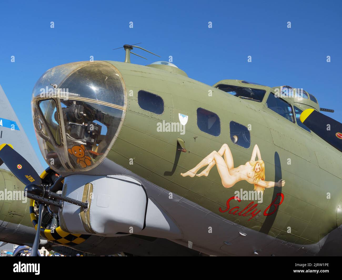 B17 Flying Fortress Sally B at the Royal International Air Tattoo 2022b Stock Photo