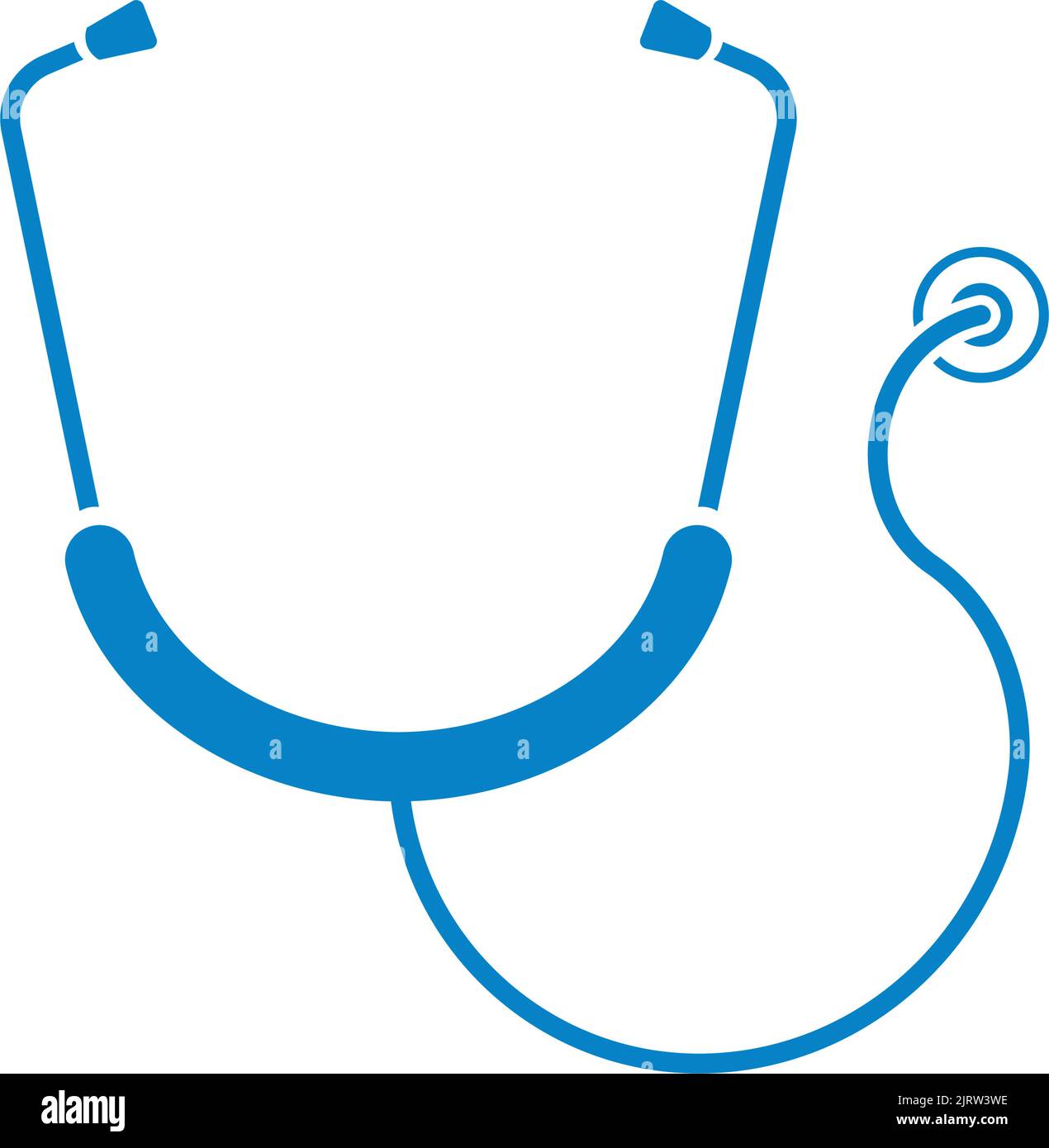 stethoscope medical healthcare isolated icon Stock Vector Image & Art ...