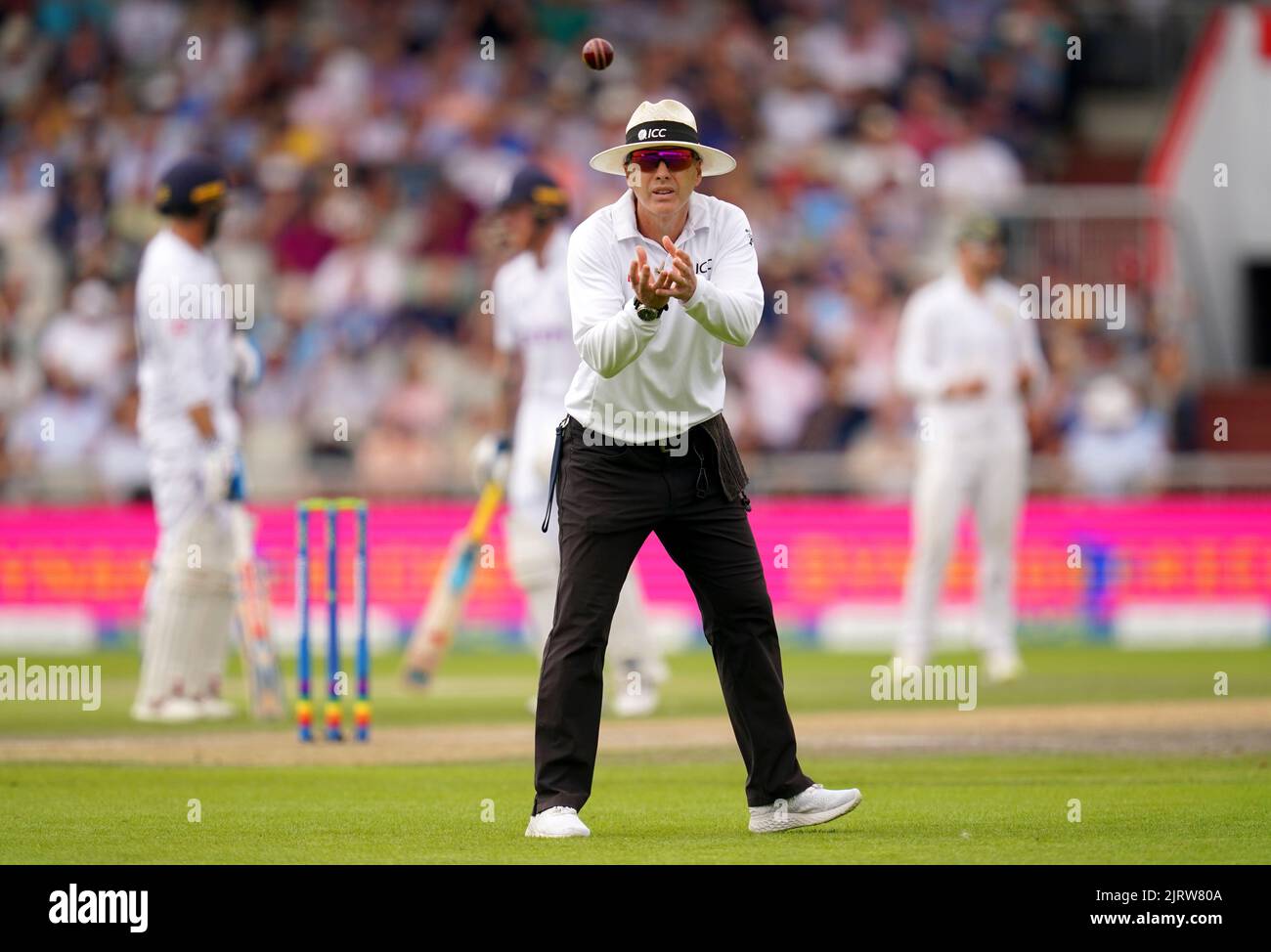 Umpire Chris Gaffaney during day two of the second LV= Insurance Test