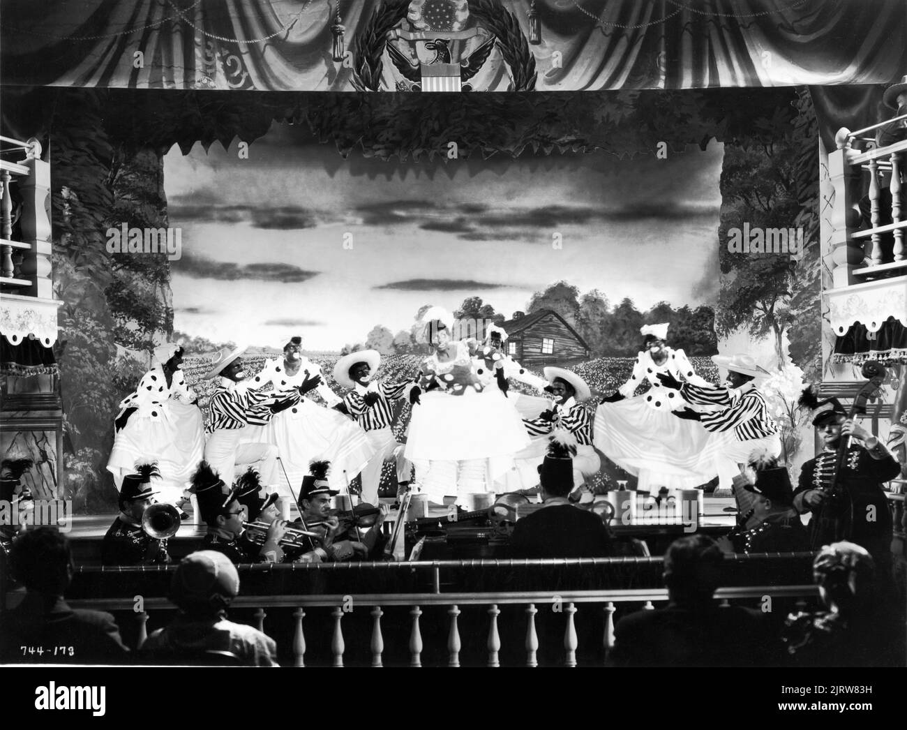 IRENE DUNNE in Black Face MakeUp singing 'Gallivantin' Around' with