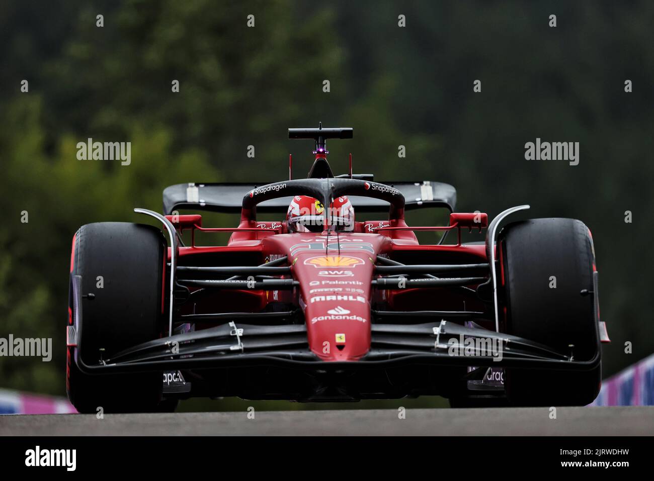 Charles Leclerc (MON) Ferrari F1-75. Belgian Grand Prix, Friday 26th August 2022. Spa-Francorchamps, Belgium. Stock Photo