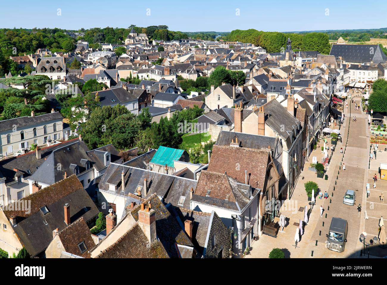 Amboise France. Cityscape Stock Photo Alamy