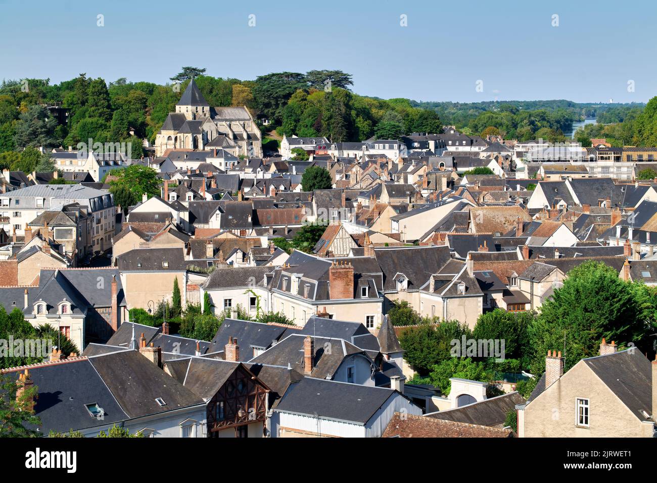Amboise France. Cityscape Stock Photo Alamy
